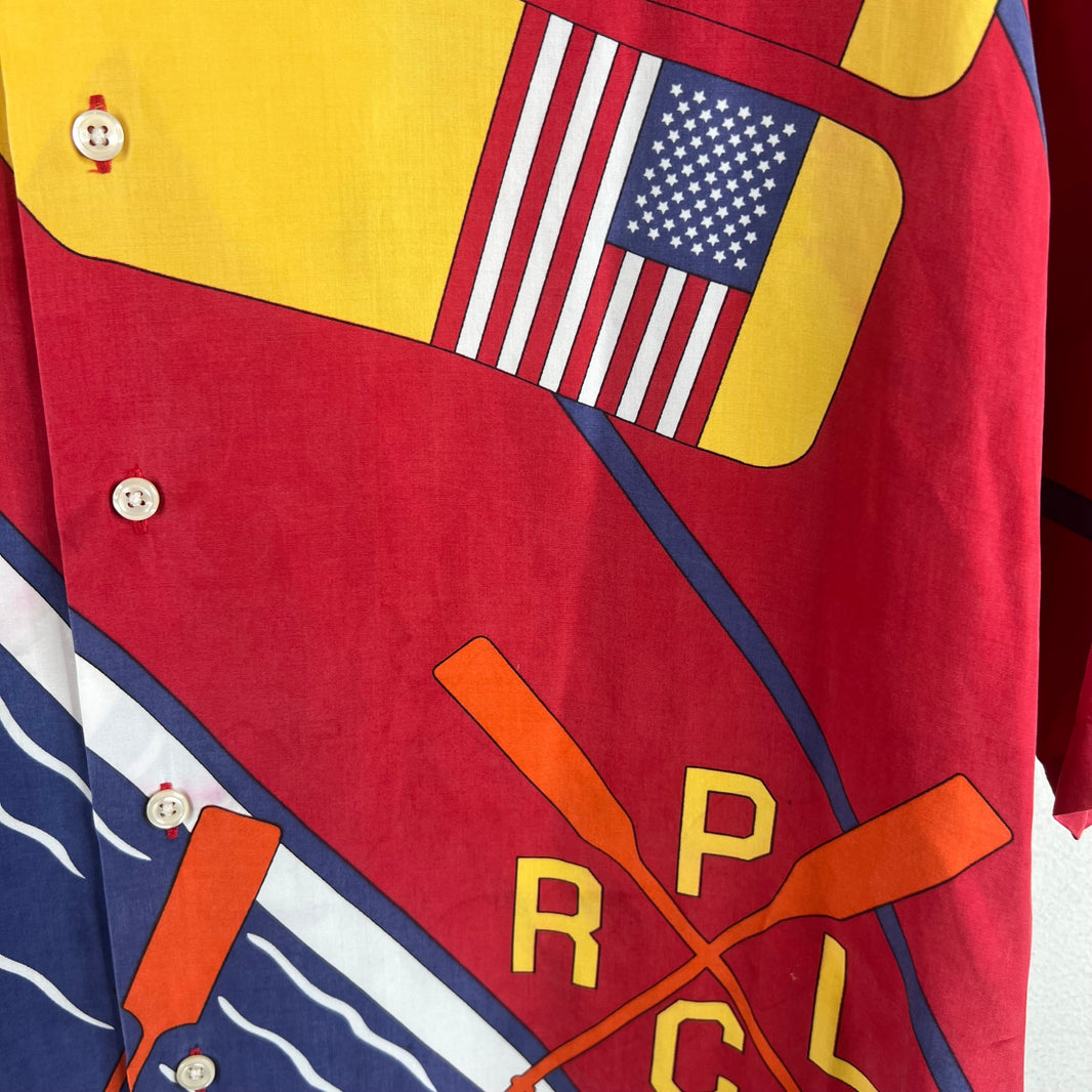 Polo Ralph Lauren 1992 Vintage Paddles Button Up Shirt