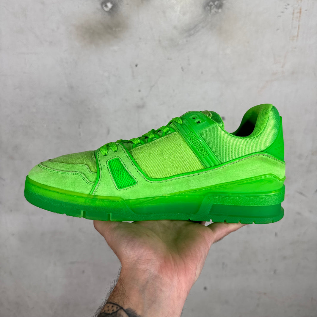 Louis Vuitton Slime Green Trainer Lows