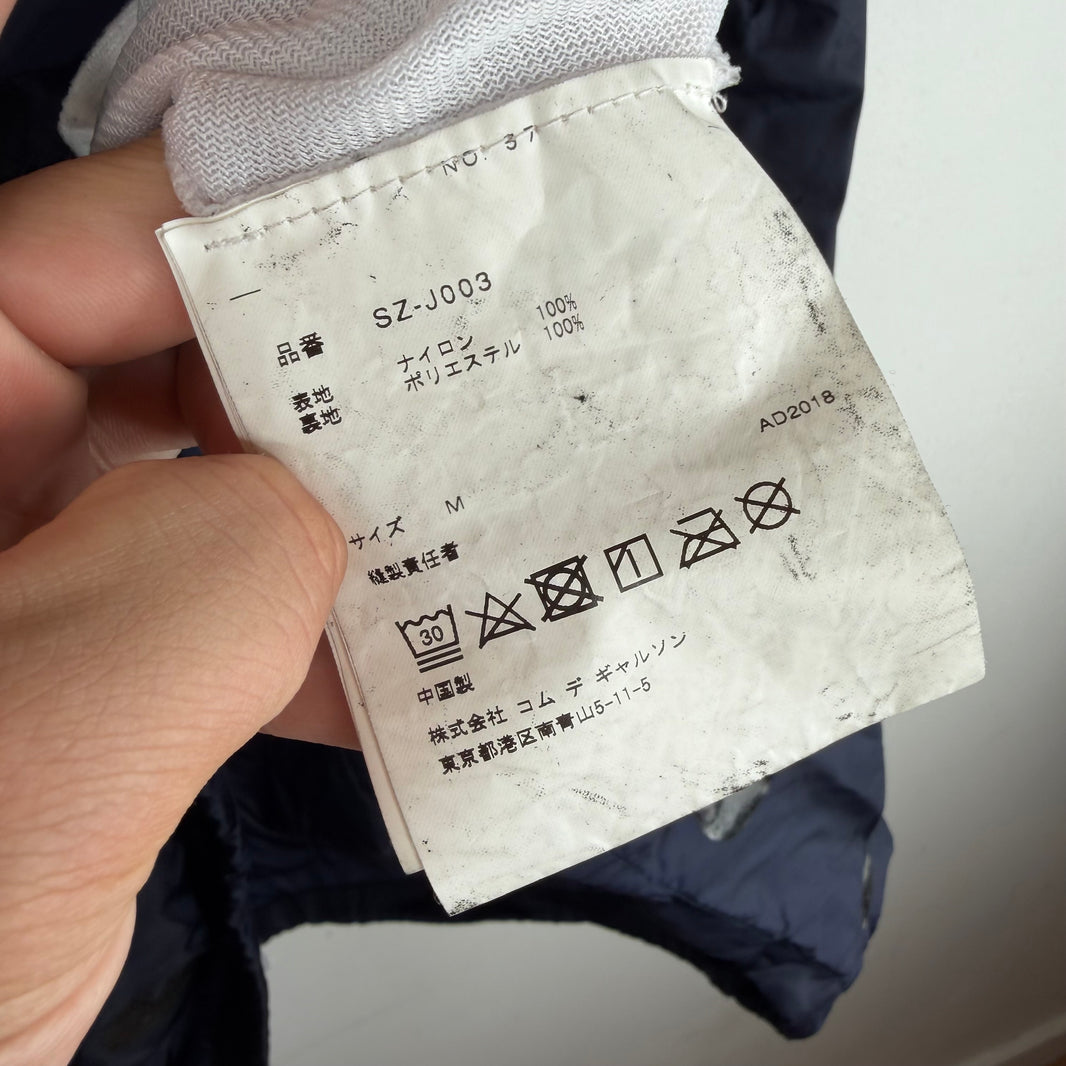 CDG Navy Polka Dot Coaches Jacket