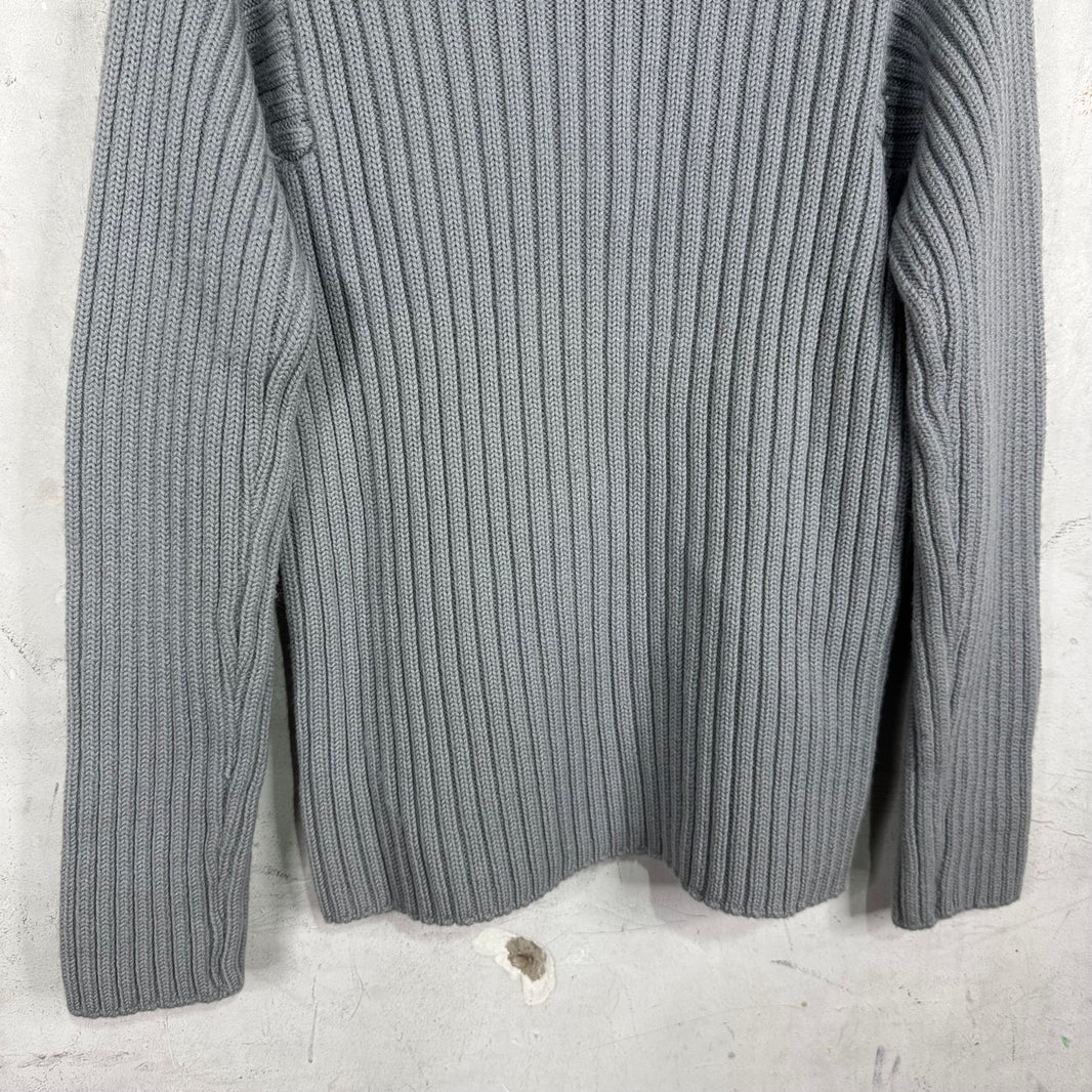 Armani Knitted Half Zip Sweater