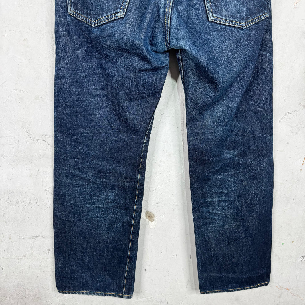 Kapital Dark Wash Broken In Jeans