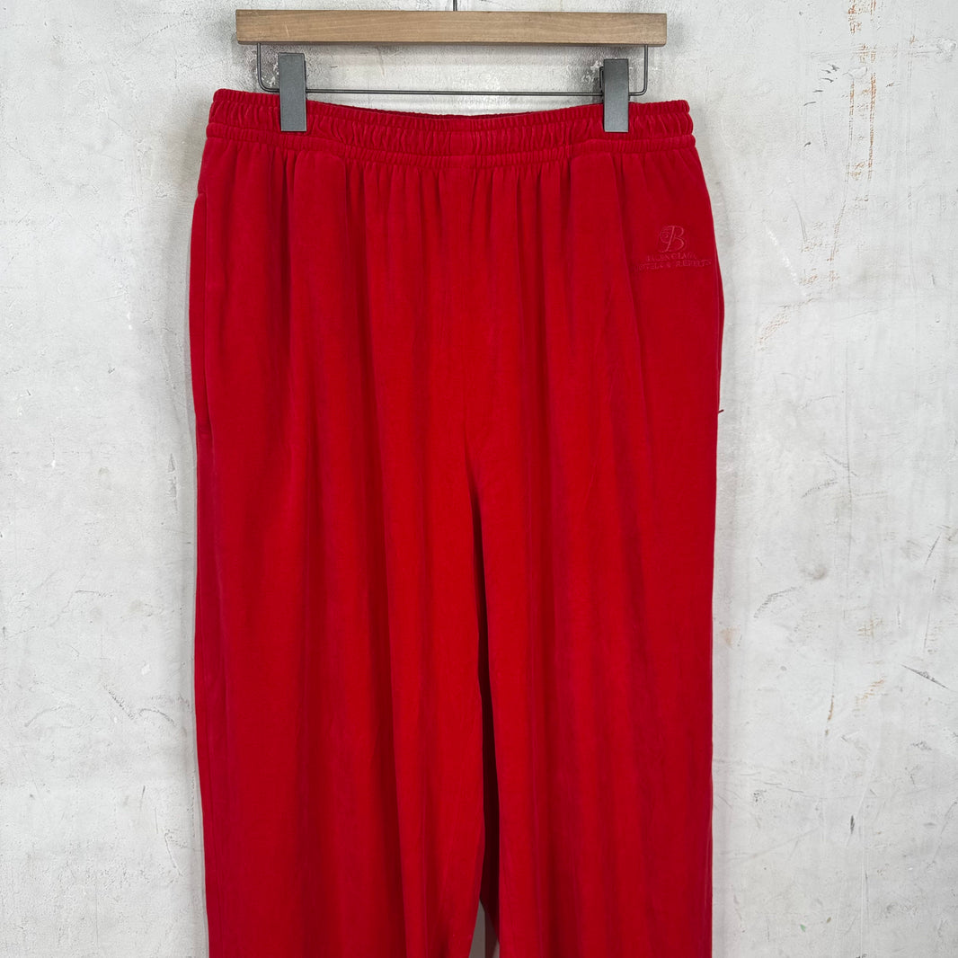 Balenciaga Hotel and Resorts Velvet Pants