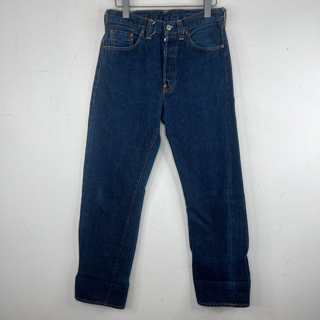 Vintage Levi's LVC 201xx Selvedge Buckleback Jeans