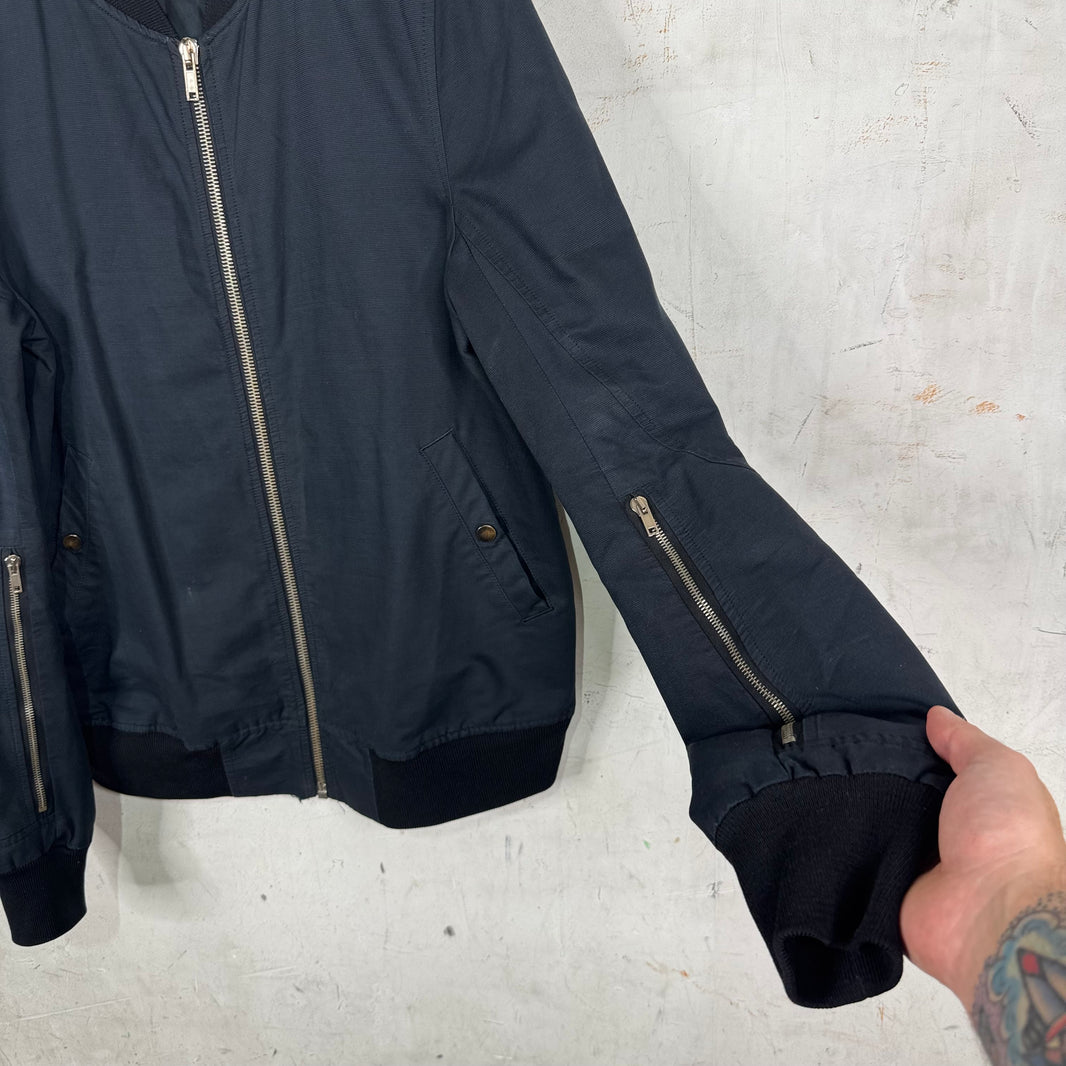 Rick Owens Canvas Light Bomber Jacket