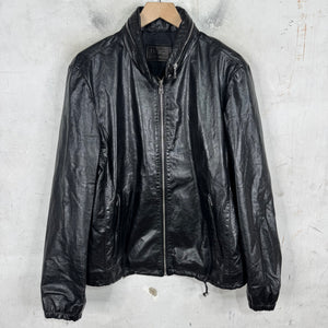 Prada Leather Packable Hooded Jacket