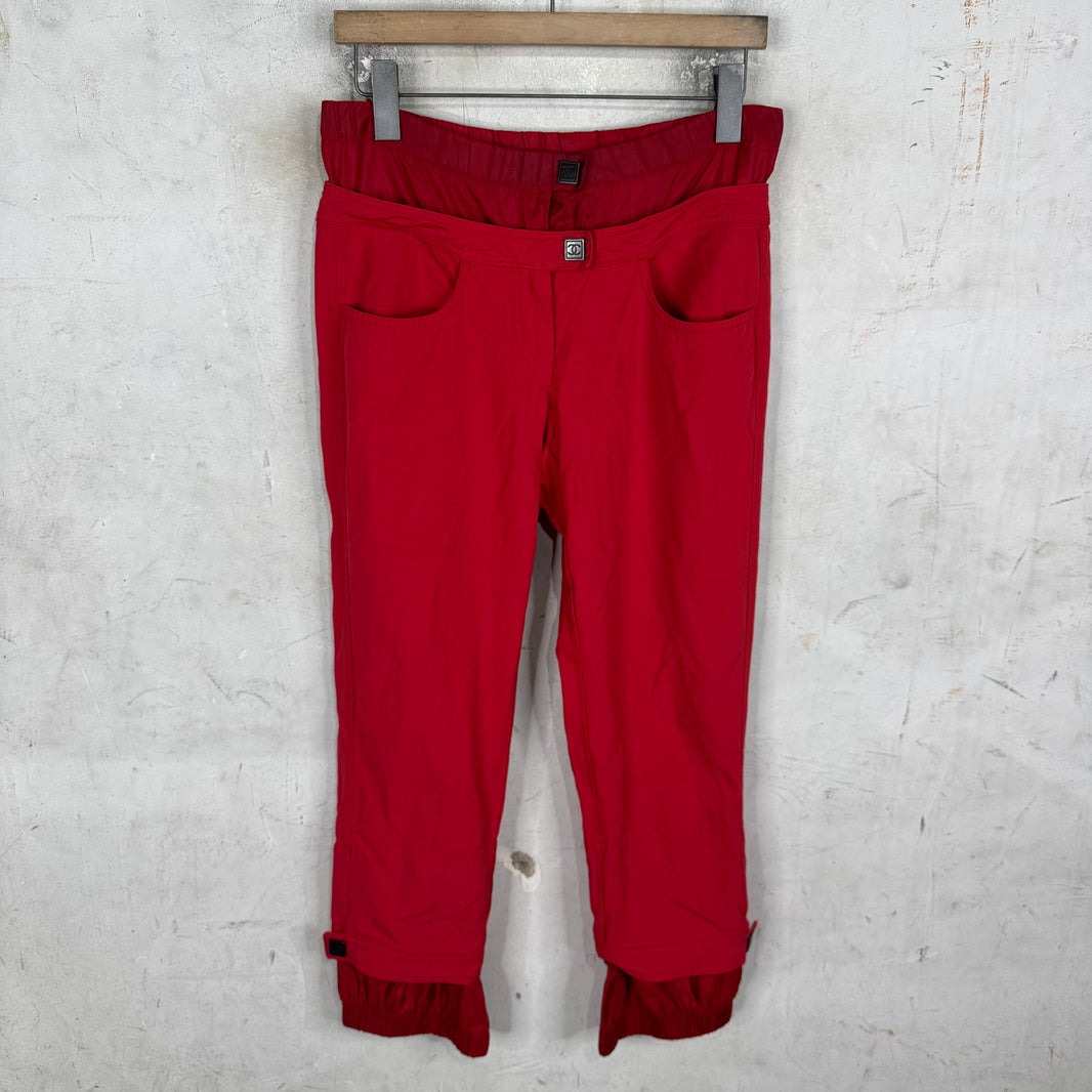 Chanel Women's Red Ski Pants