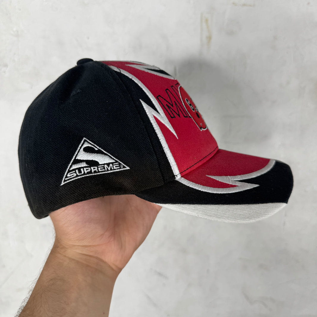 Supreme x MM6 Red Split Eagle Hat