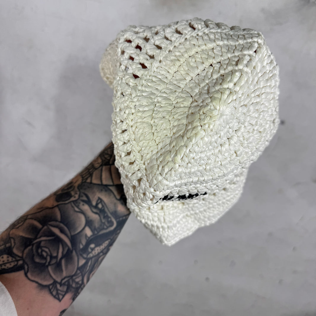 Prada Woven Logo Bucket Hat