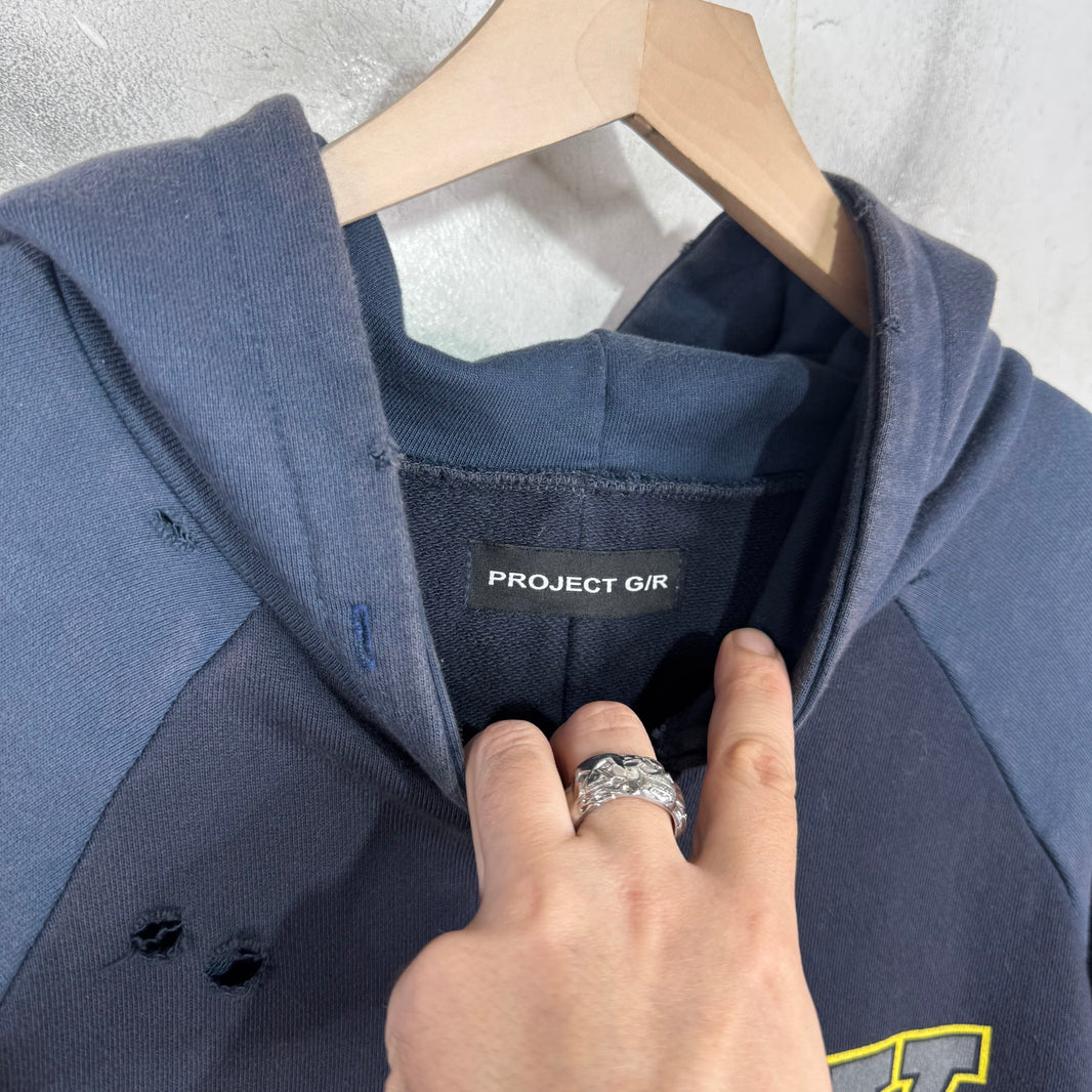 Project G/R Navy Reconstructed Hoodie