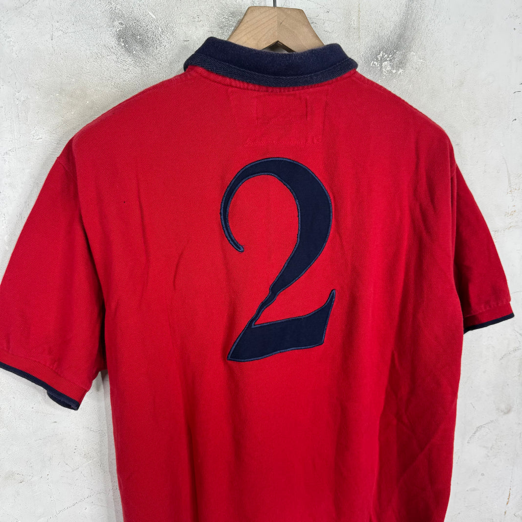 Ralph Lauren Red/Gold Crest Pony Polo