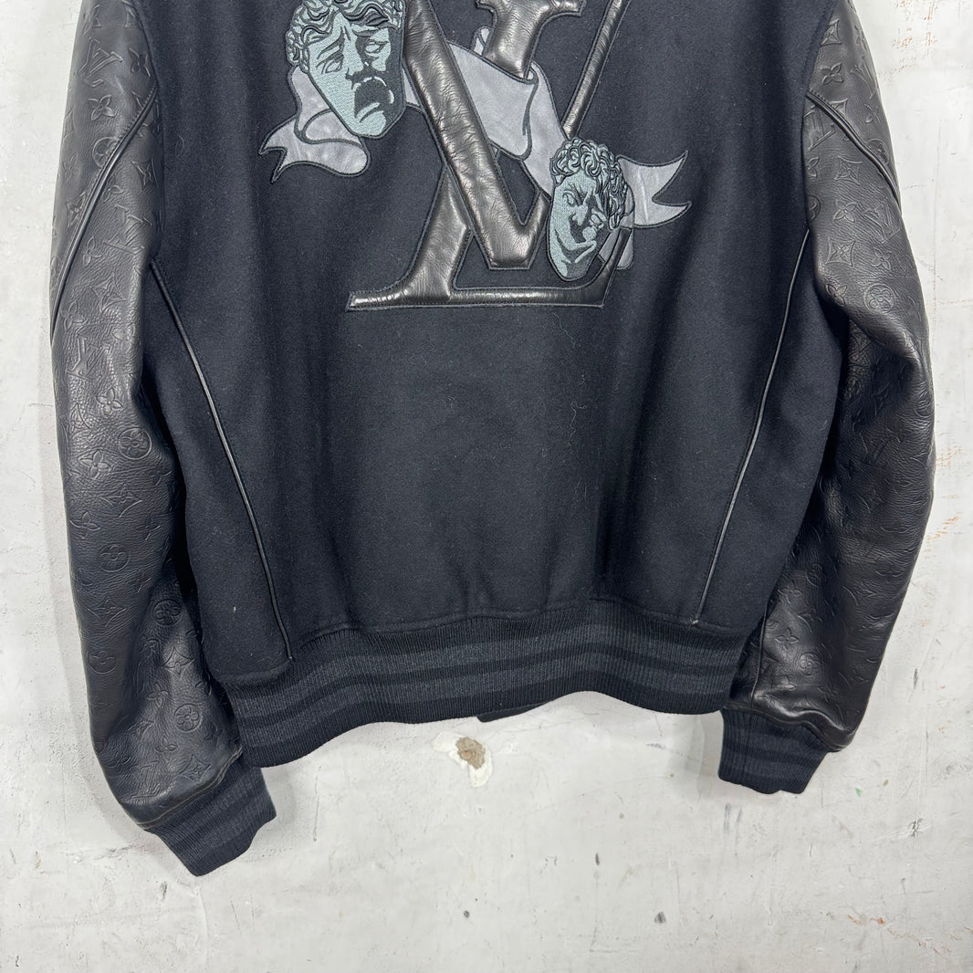 Louis Vuitton Wool Leather Monogram Mask Varsity