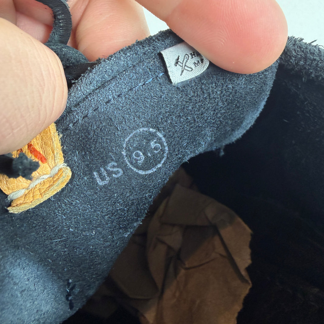 Visvim Navy Suede Maliseet Sneakers