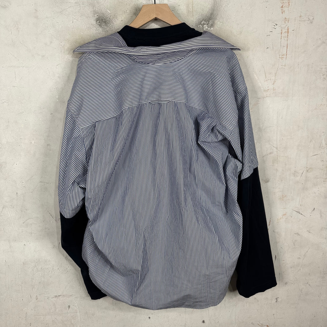 Balenciaga Striped Trompe Layered Shirt