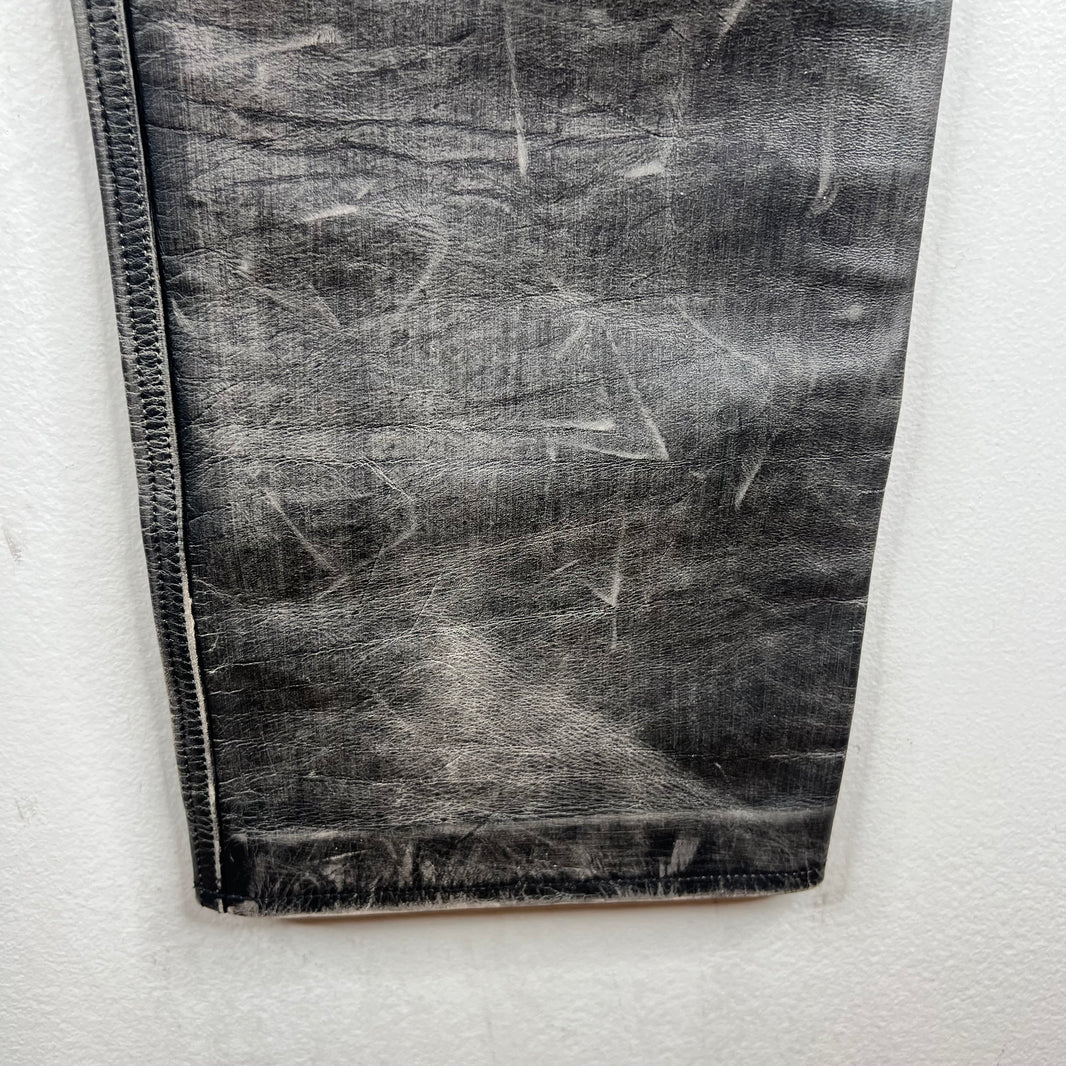 424 Five Pocket Leather Jeans