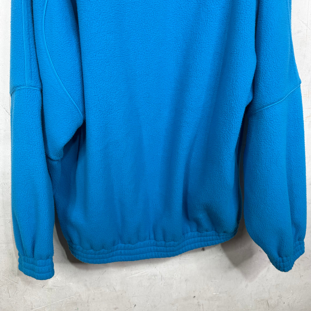 Balenciaga Blue Sporty B Fleece Jacket