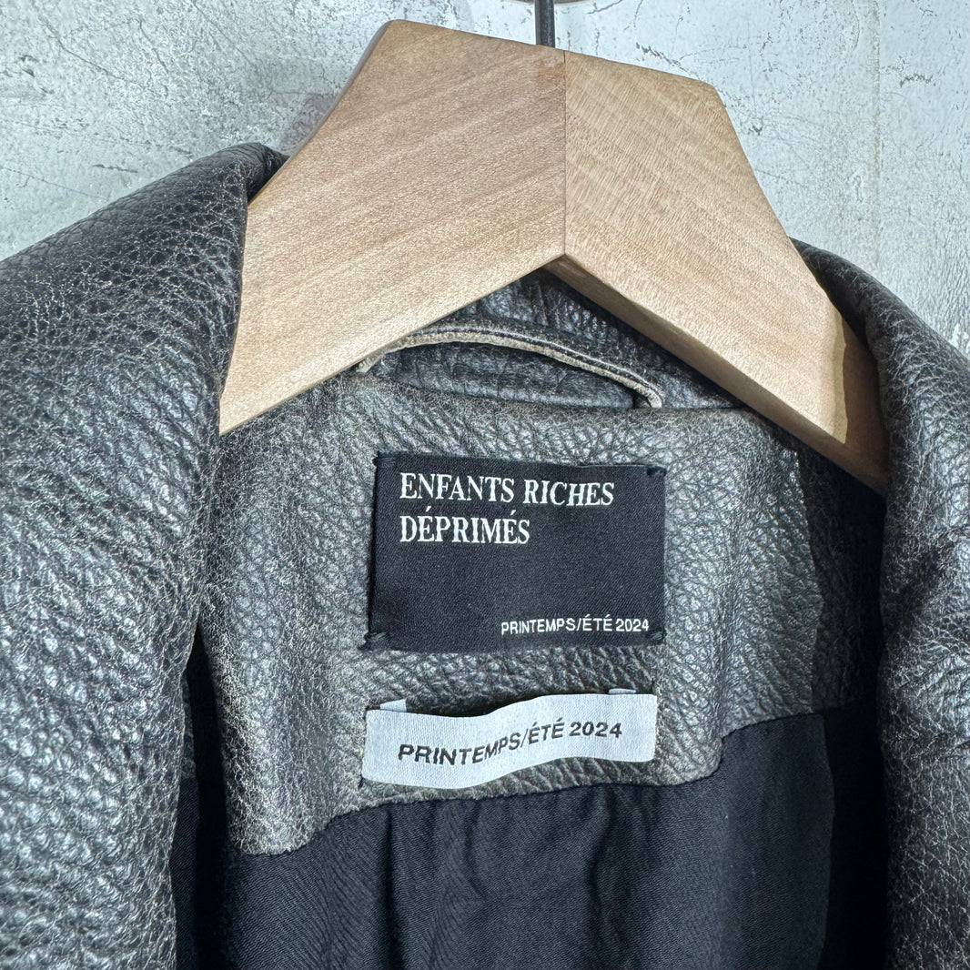 ERD Tabac Rat Leather Perfecto Jacket
