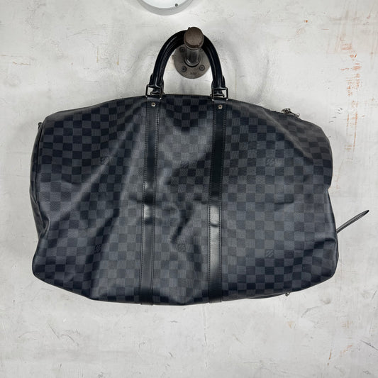 Louis Vuitton Damier 55 Keepall Duffle Bag