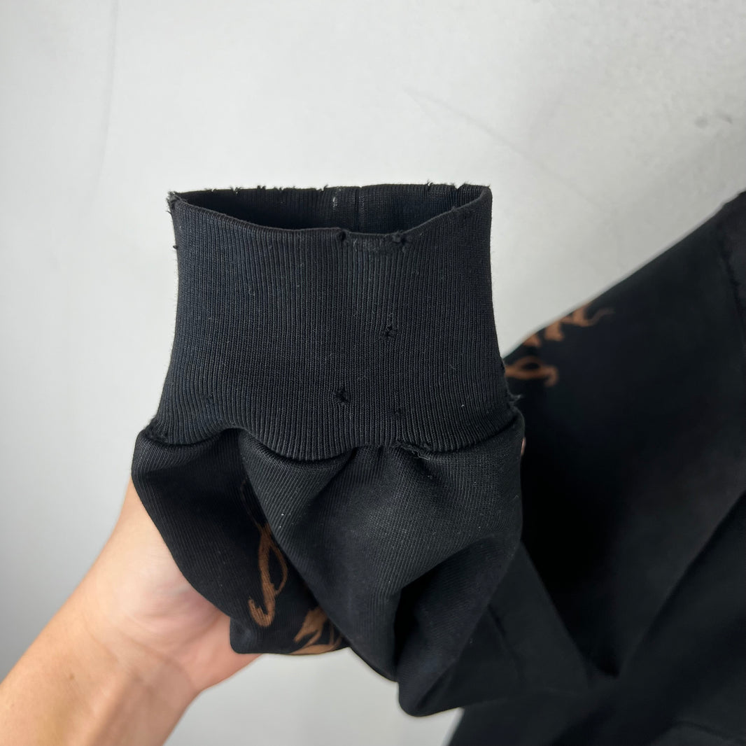 Balenciaga Heavy Metal Zip-Up Hoodie