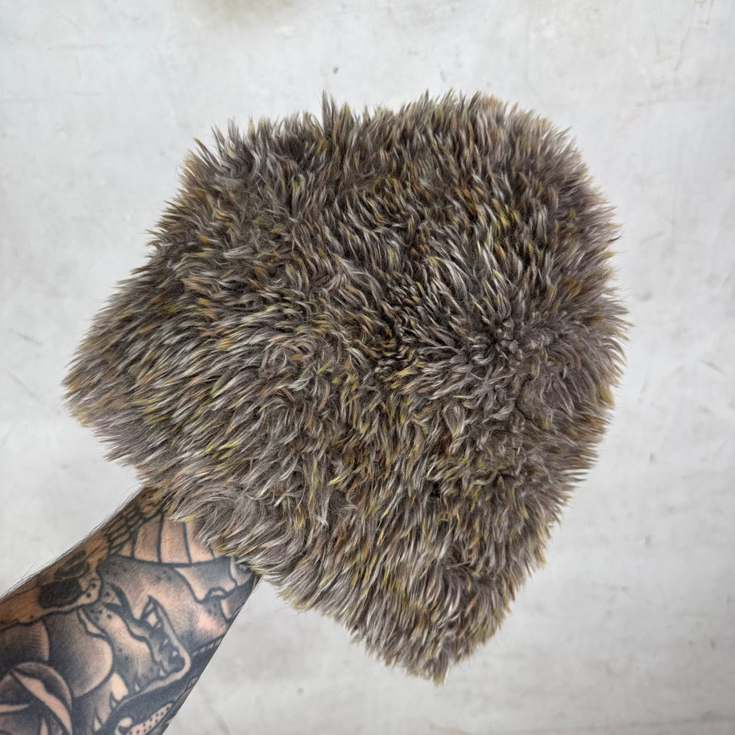 Kapital Acrylic Faux Fur Shaggy Beanie