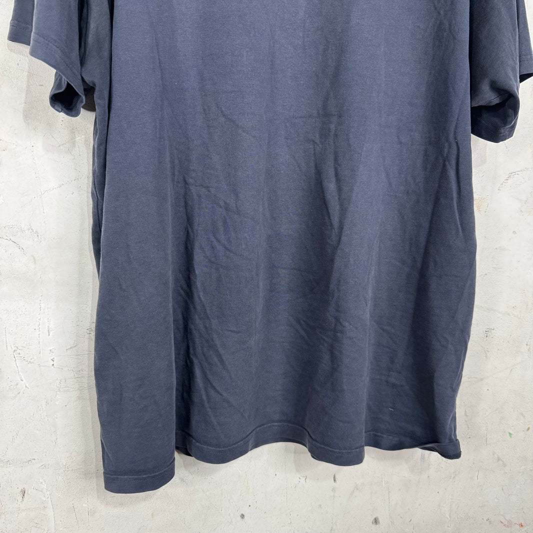 Balenciaga Navy Campaign T-Shirt