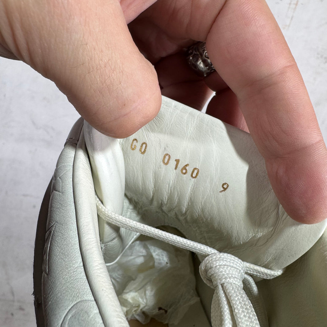 Louis Vuitton White Straped Monogram Patent Sneakers
