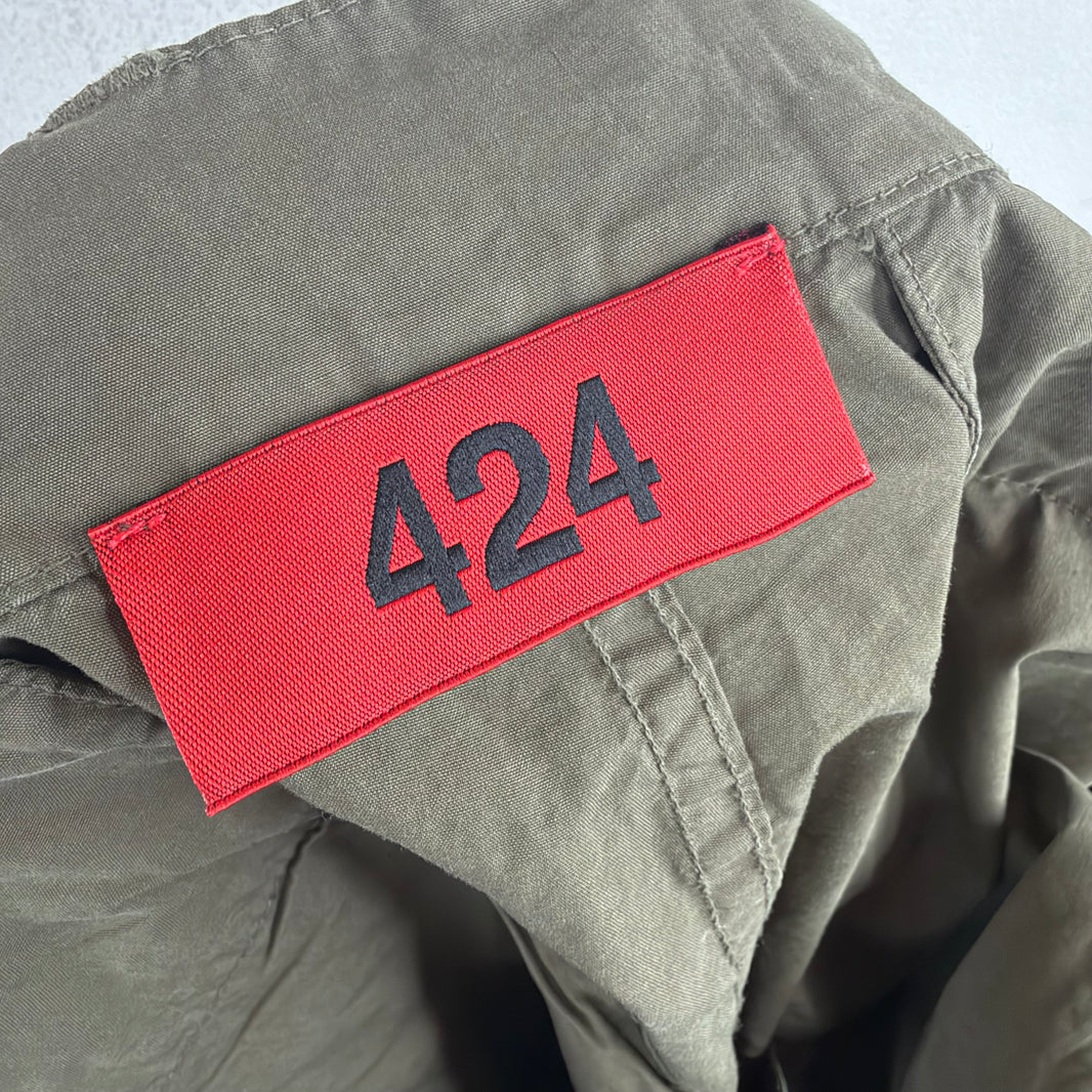 424 Olive Bermuda Shorts