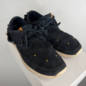 Visvim Navy Suede Maliseet Sneakers