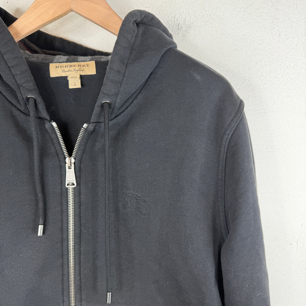 Burberry Black Zip Hoodie