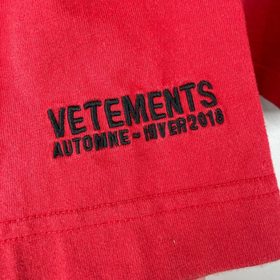 Vetements Love Me To Death LS T-Shirt