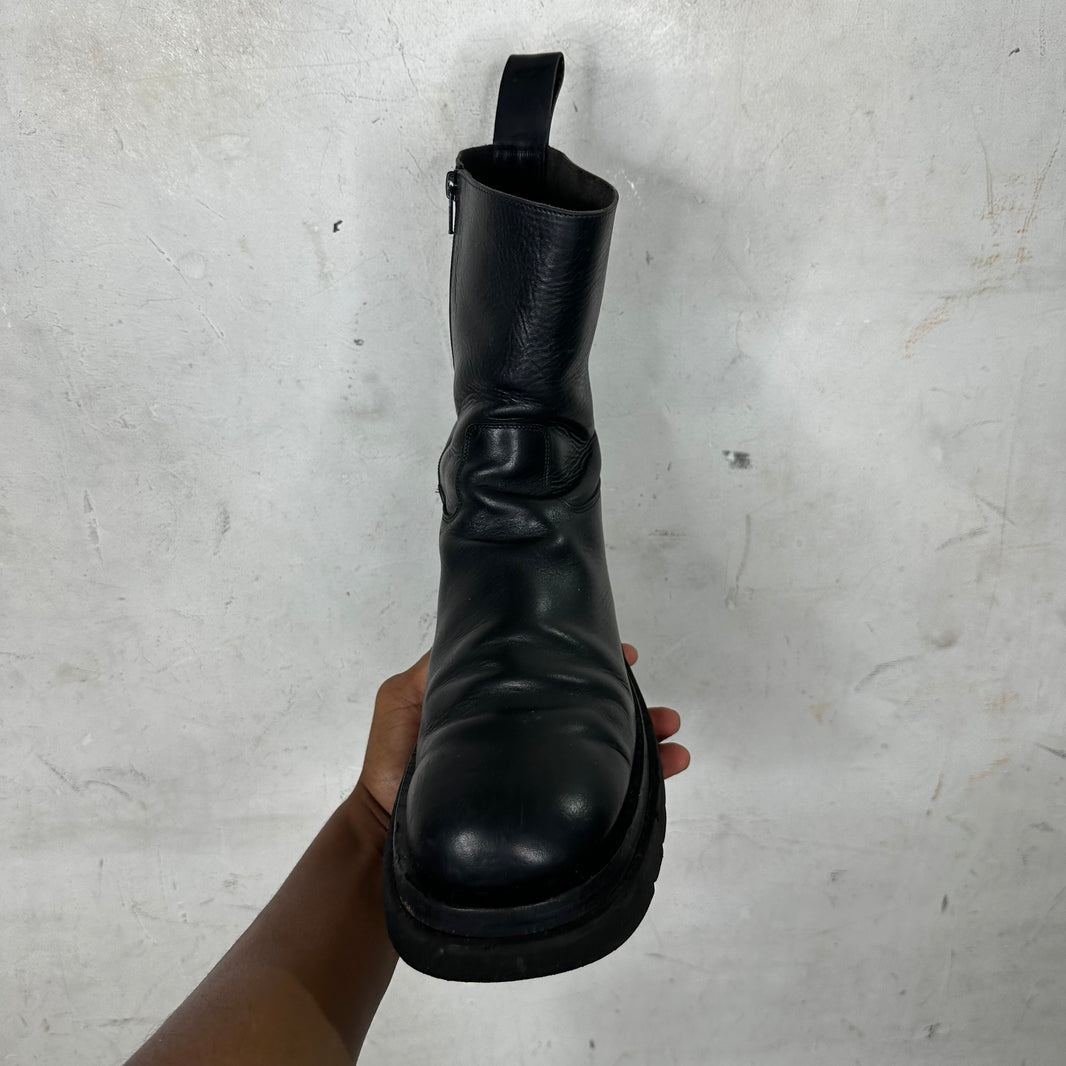 Bottega Veneta Zipped Lug Ankle Boot