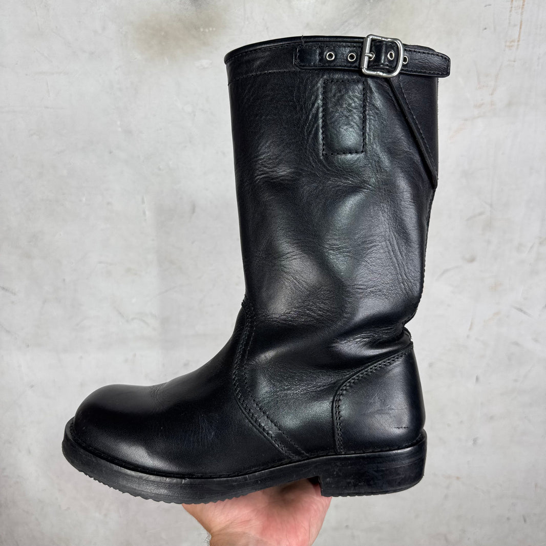 Dries Van Noten Leather Pull Booties