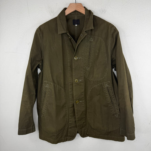 Needles Olive Button Up Chore Jacket