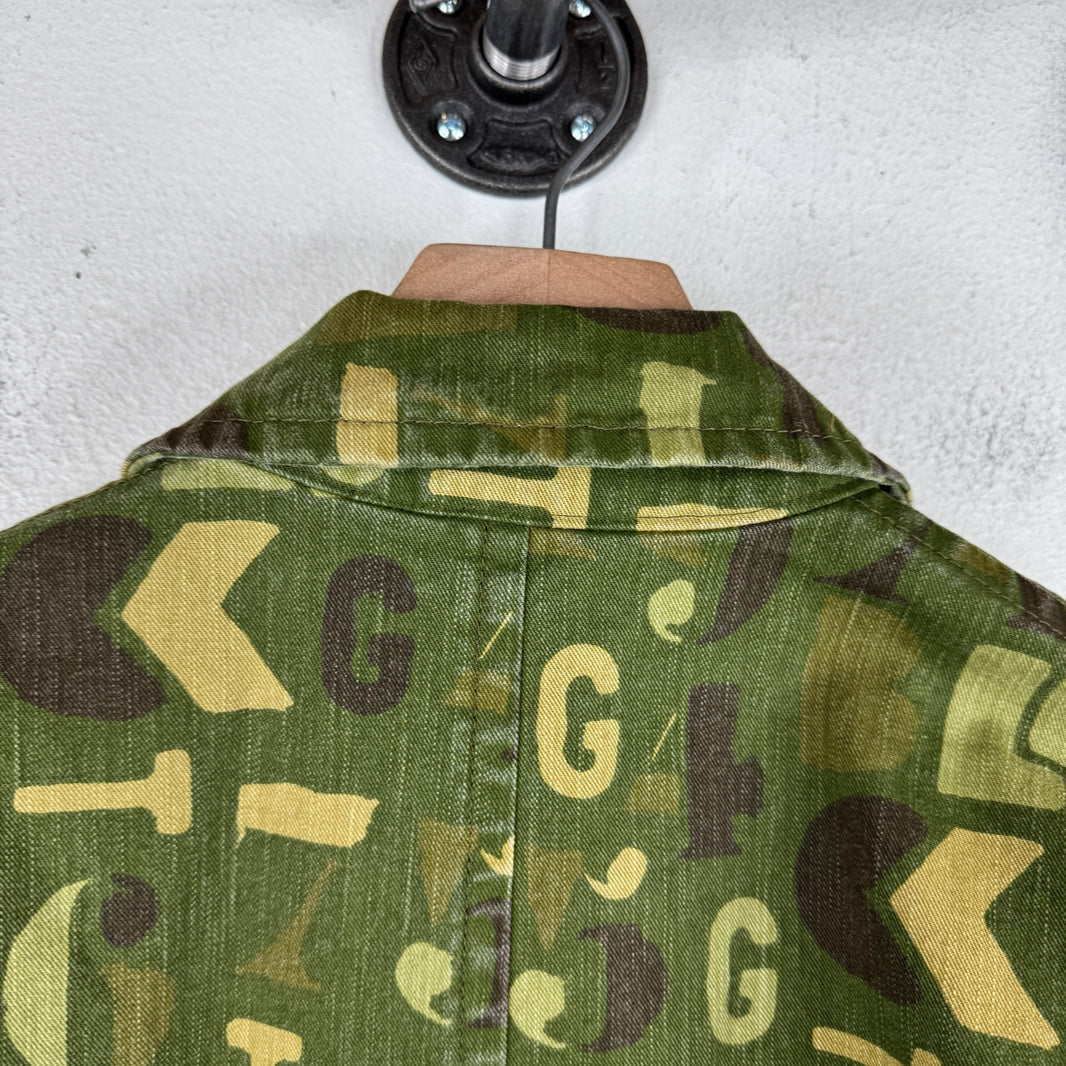 Comme Des Garcons Stencil Block Numbers Jacket