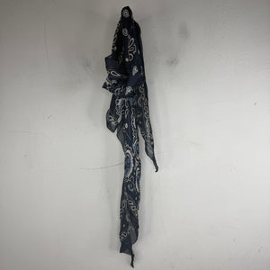 Acne Studios Diamond Shaped Navy Bandana