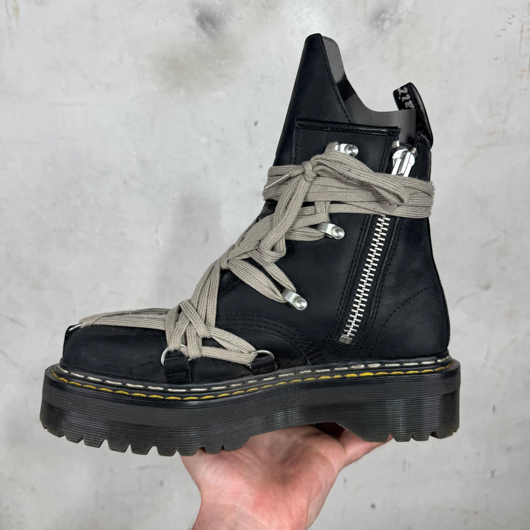 Rick Owens x Doc Marten Quad 1460 Megalace Boots