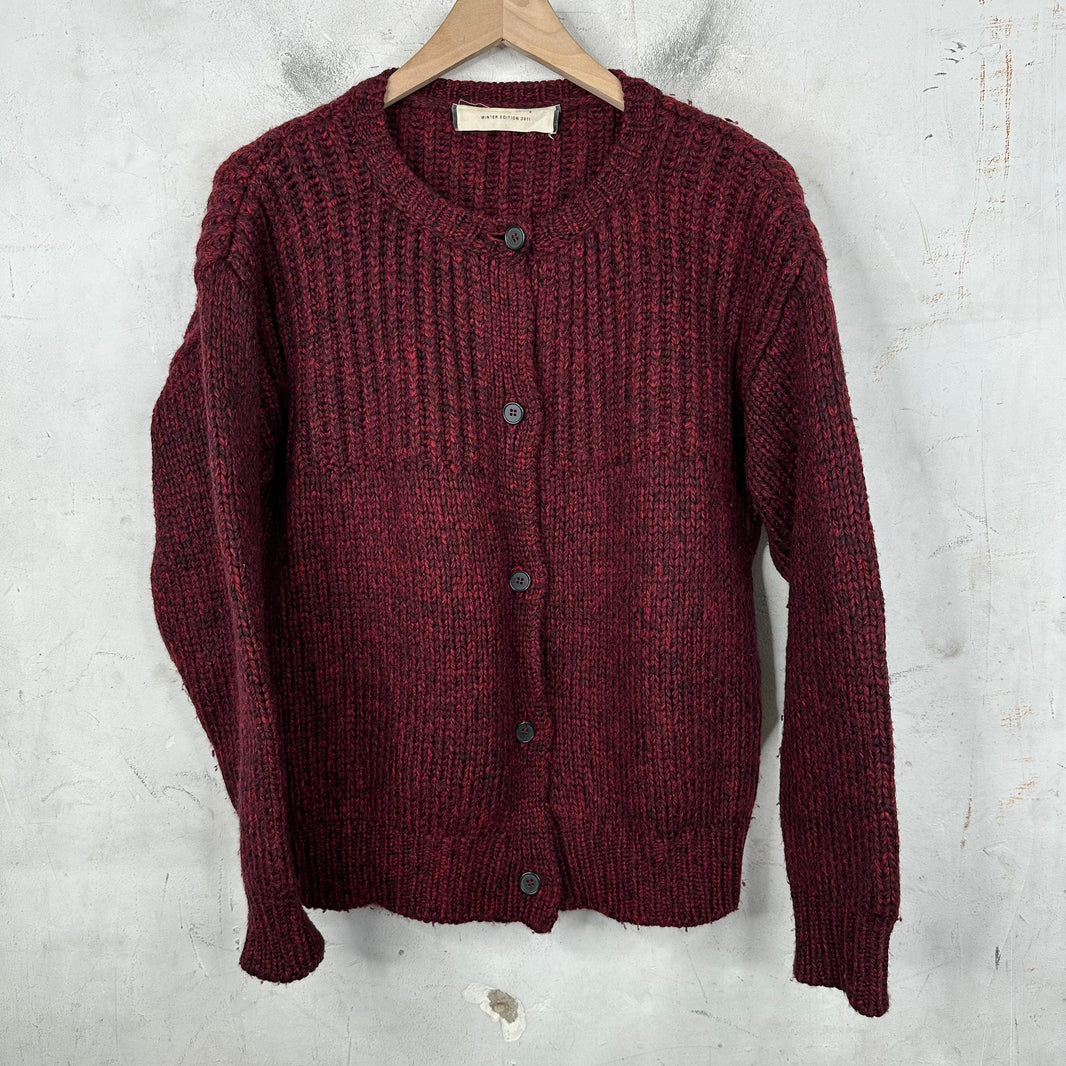 Marni Maroon Knit Cardigan