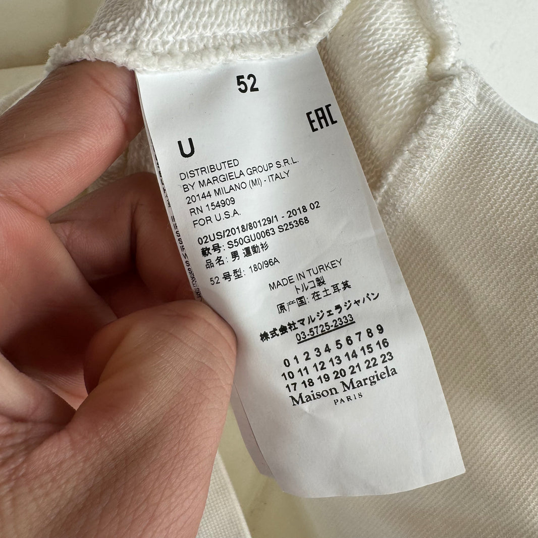 Margiela White Hybrid Crewneck