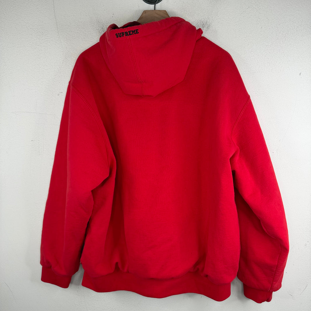 Supreme Red Salem Zip-Up Hoodie