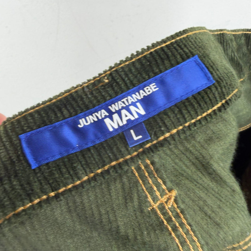 Junya Watanabe Leather Pocket Corduroy Pants