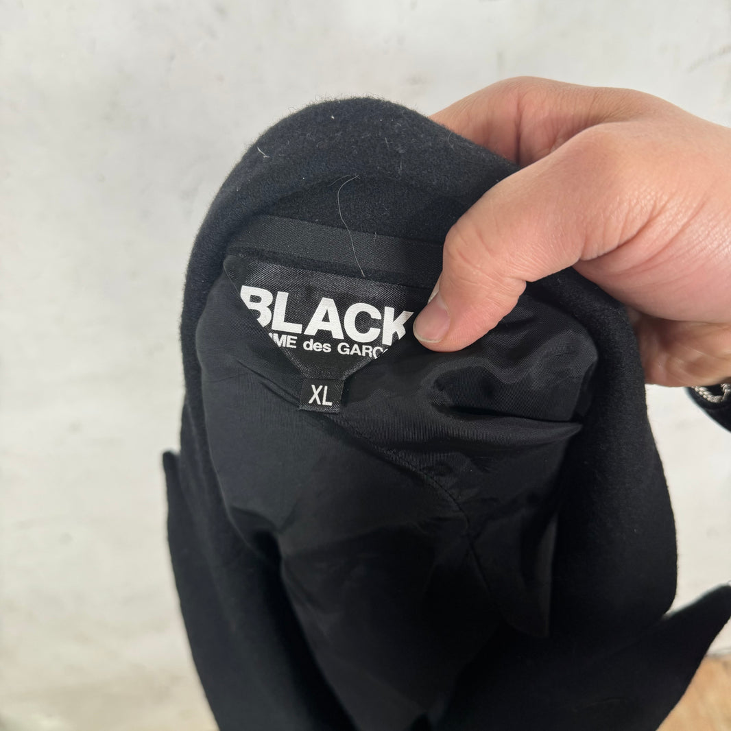 CDG Black Double Breasted Wool Jacket
