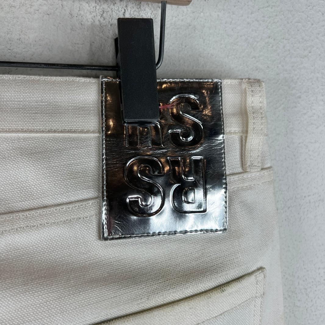 Raf Simons White Transformer Pants