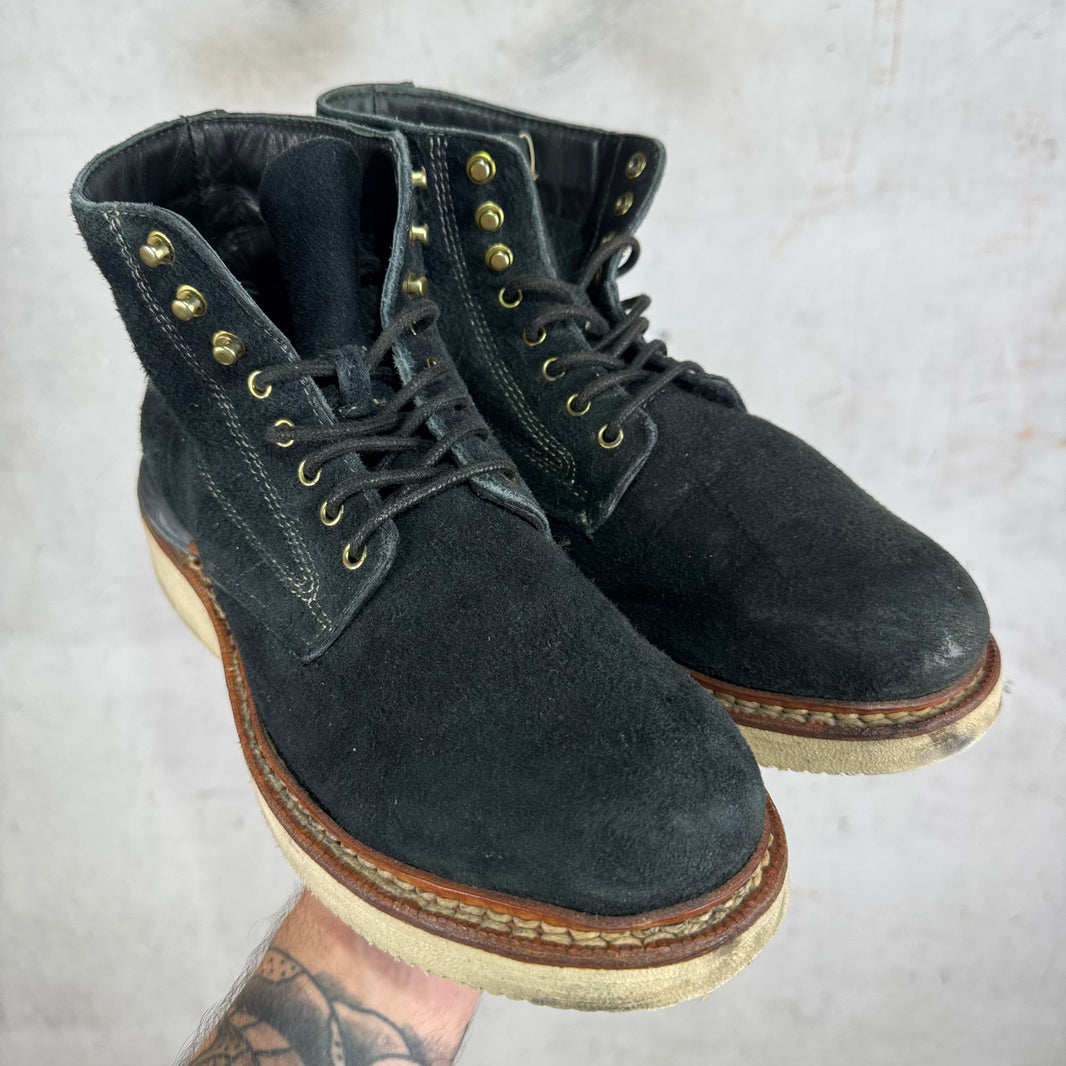 Visvim Black Suede Work Boots