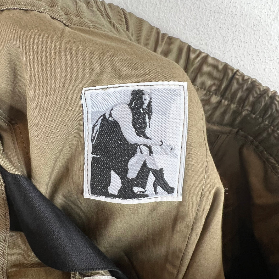DRKSHDW Olive Double Bela Cargo Pants