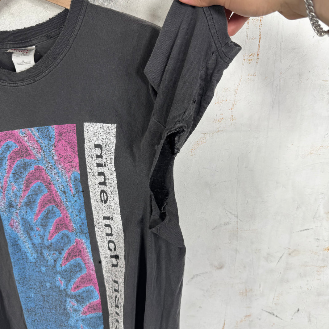 Vintage NIN Hate 1990 Reprint Smoked T-Shirt