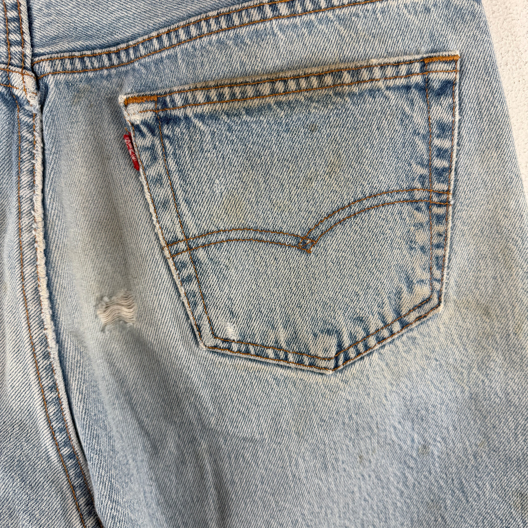 Vintage Repaired Levi's 501 Denim Jeans