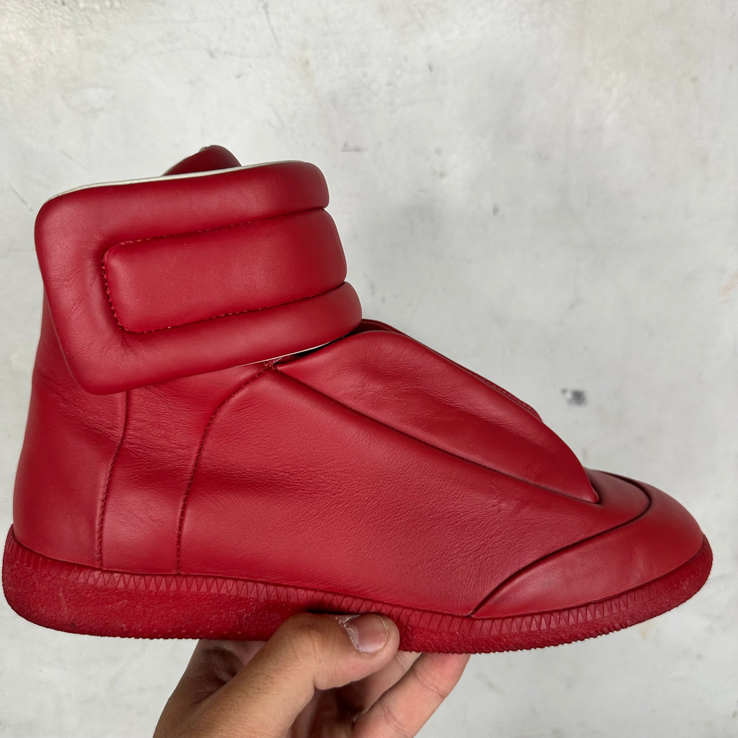 Margiela Red Leather Future Highs