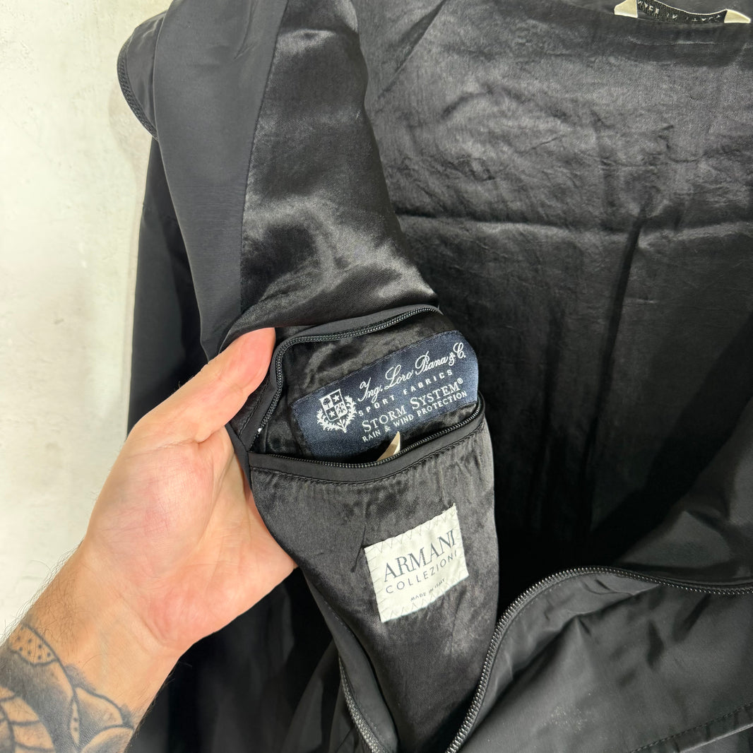 Armani Loro Piana Black Tech Jacket