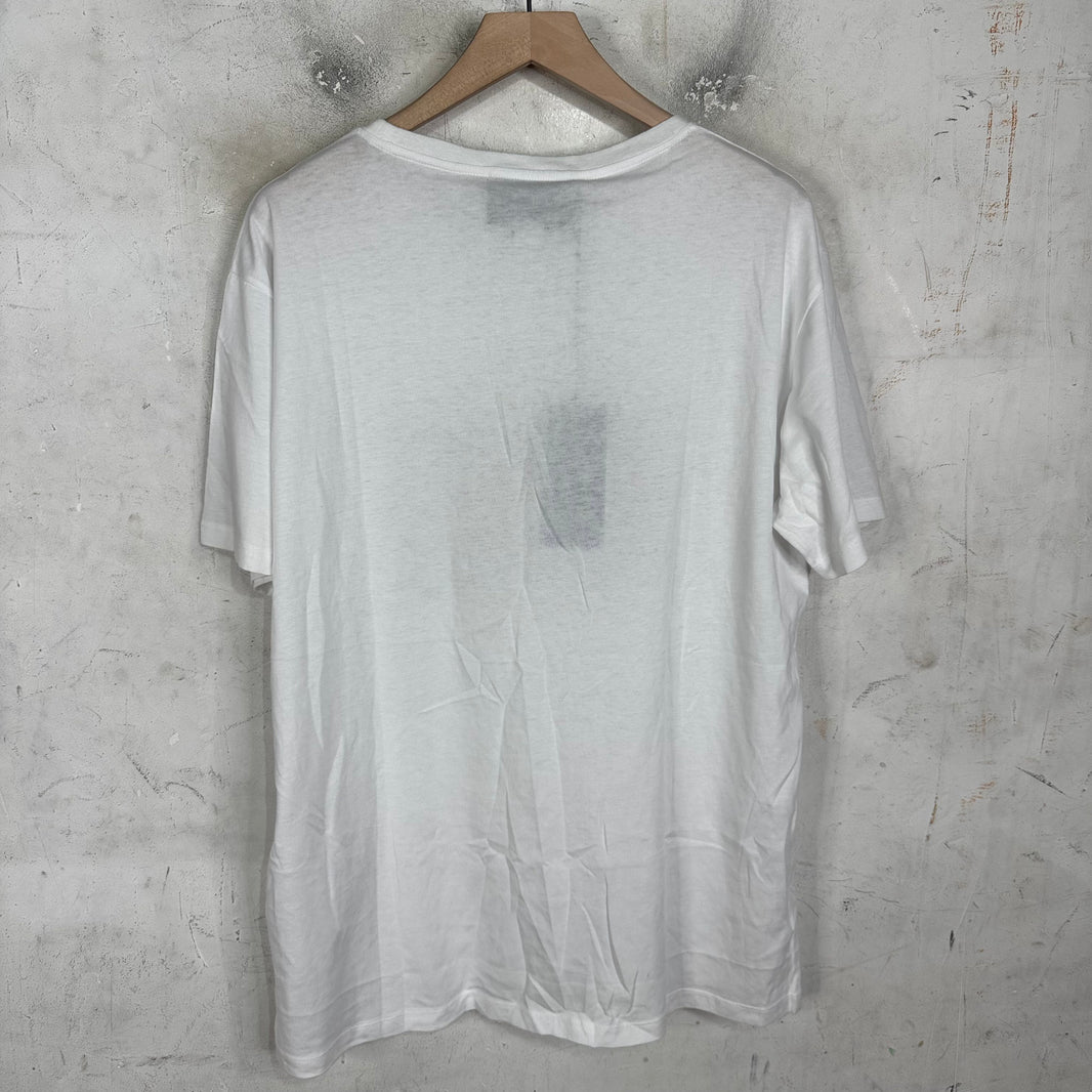 Gucci White Bootleg Logo T-Shirt