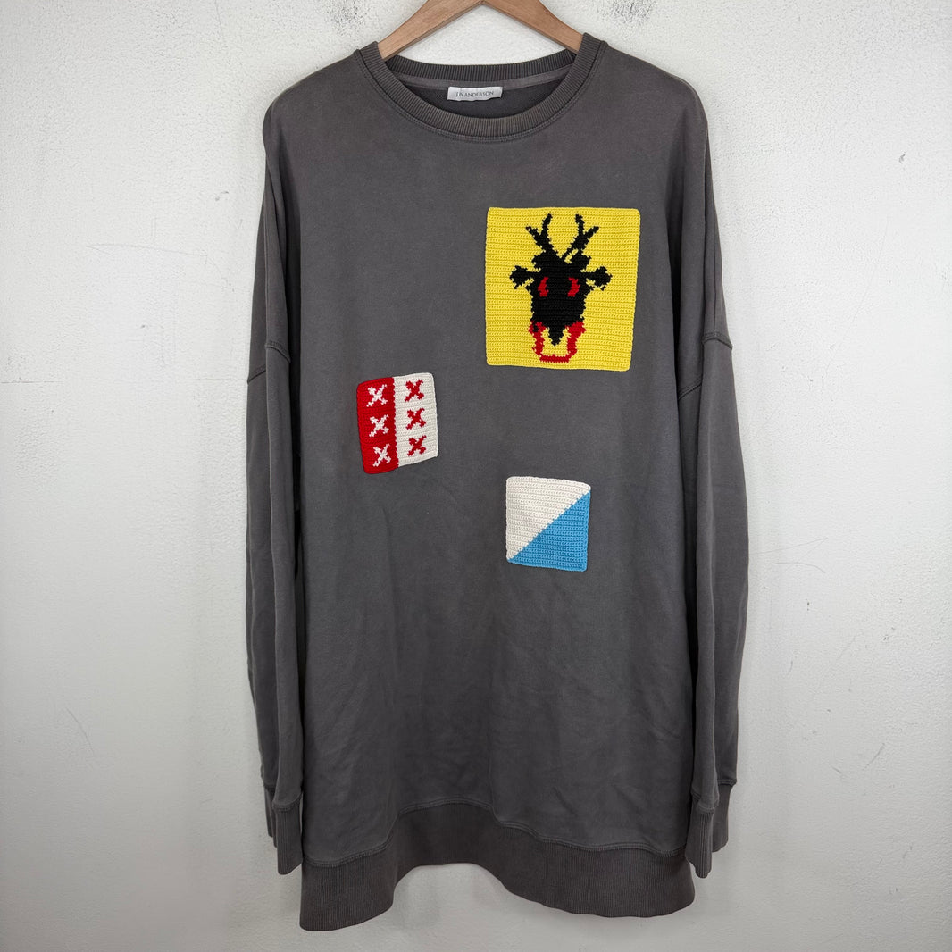 JW Anderson Caribou Knit Patch Sweater