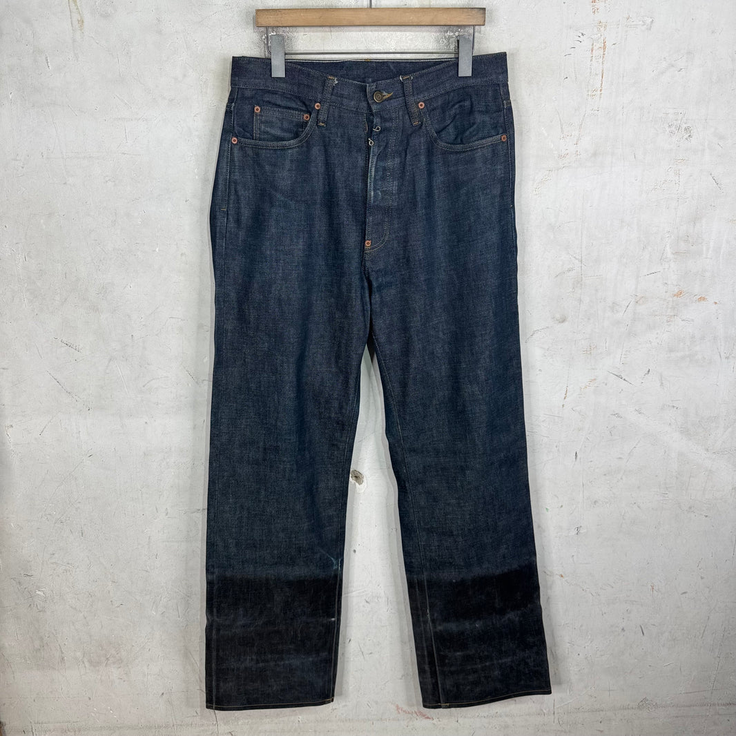 Margiela Coated Hem Selvedge Jeans